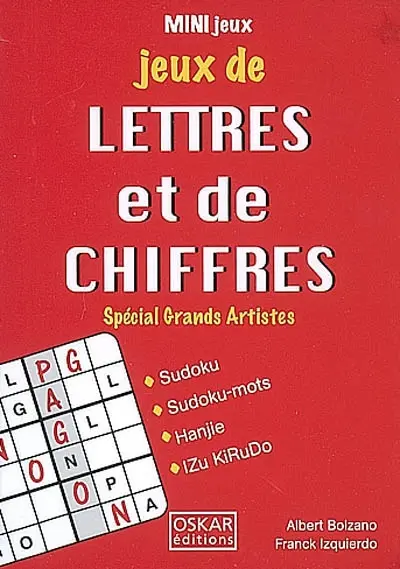 Jeux de lettres et de chiffres : spécial grands artistes