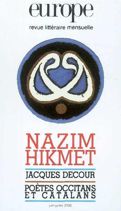 Europe, n° 878-879. Nâzim Hikmet