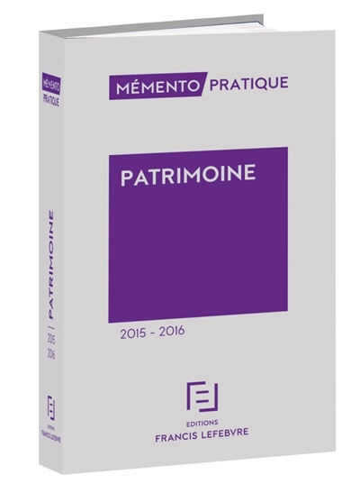 Patrimoine 2015-2016