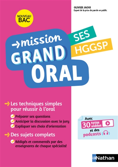 Mission grand oral, SES, HGGSP : nouveau bac