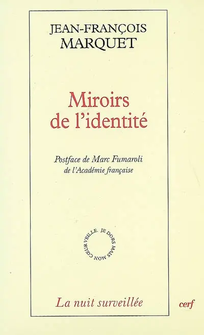 Miroirs de l'identité : la littérature hantée par la philosophie