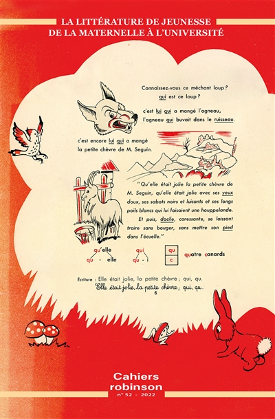 Cahiers Robinson, n° 52. La...