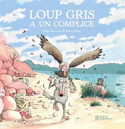 Loup gris a un associé