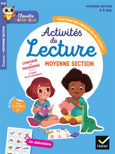Activités de lecture, maternelle moyenne section, 4-5 ans