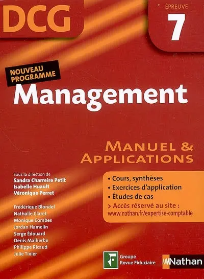 Management, DCG épreuve 7