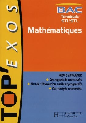 Mathématiques, bac terminale STI-STL