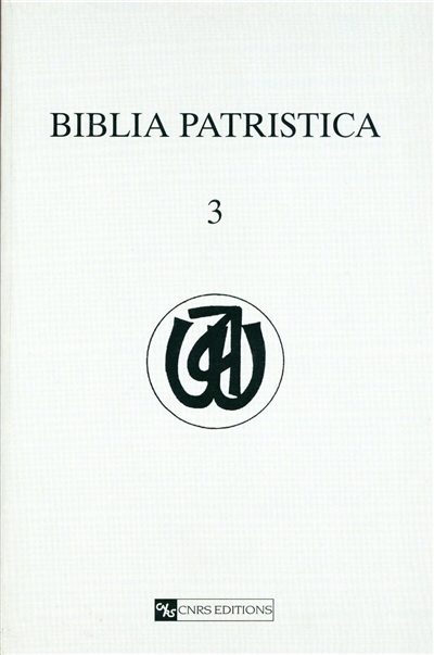 Biblia patristica : index des citations et allusions bibliques dans la littérature patristique. Vol. 3. Origène