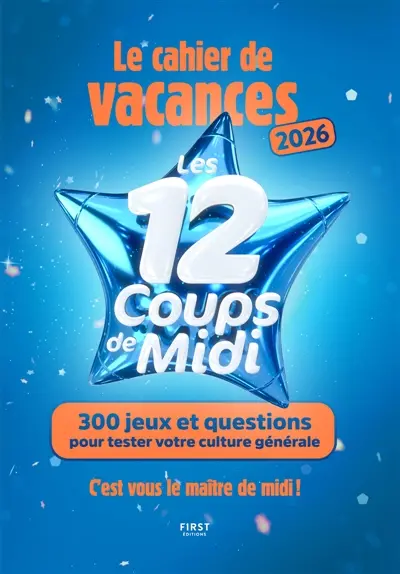 Cahier de vacances 12 coups de midi 2026