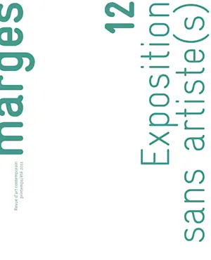 Marges, n° 12. Exposition sans artiste(s)