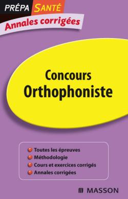 Concours orthophoniste : annales corrigées