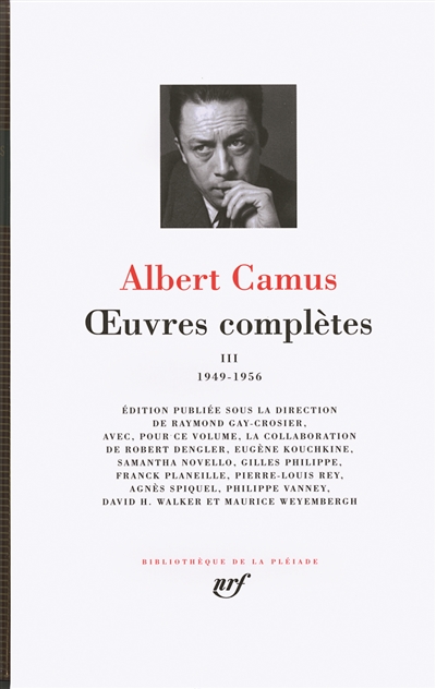 Oeuvres complètes. Vol. 3. 1949-1956
