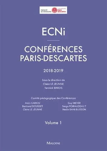 ECNi : conférences Paris-Descartes : 2018-2019. Vol. 1