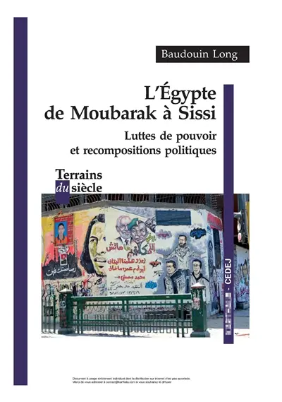 L'Egypte de Moubarak à Sissi : luttes de pouvoir et recompositions politiques