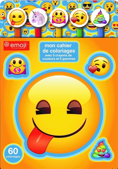 Emoji : mon cahier de coloriages