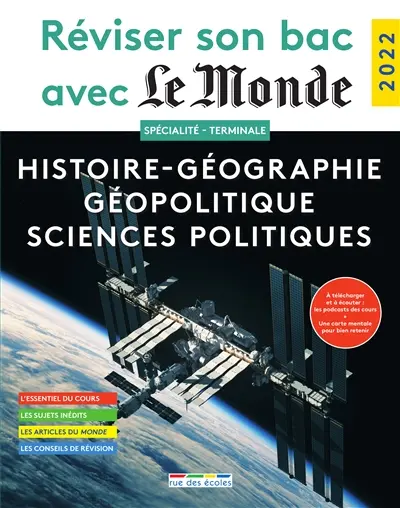 Histoire-géographie, géopolitique, sciences politiques spécialité terminale : 2022