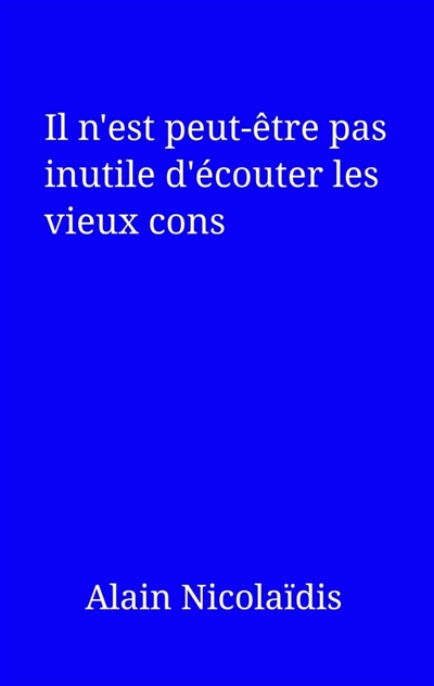 Il n'est peut-être pas...