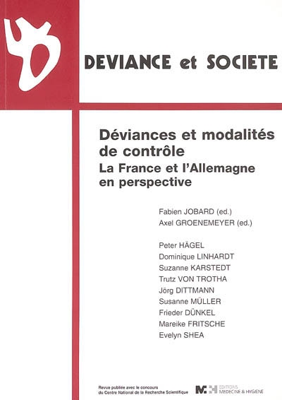 Déviance et société. Déviances et modalités de contrôle : la France et l'Allemagne en perspective