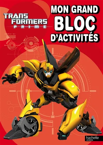 Mon grand bloc d'activités Transformers prime