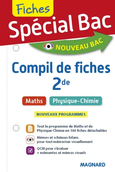 Compil de fiches 2de : nouveaux programmes, nouveau bac