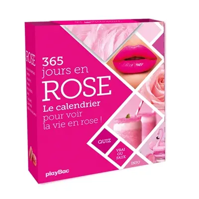 365 jours en rose : le calendrier pour voir la vie en rose !