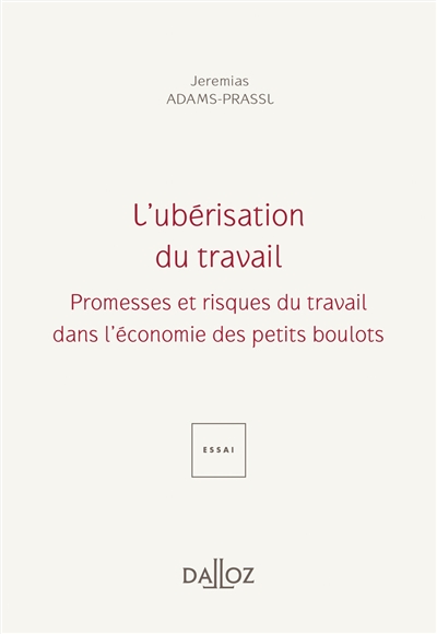 L'ubérisation du travail : promesses et risques du travail dans l'économie des petits boulots