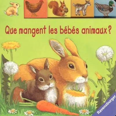 Que mangent les bébés animaux ?