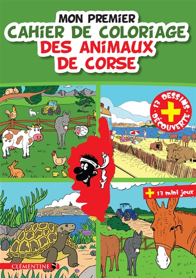 Mon premier cahier de coloriage des animaux de Corse