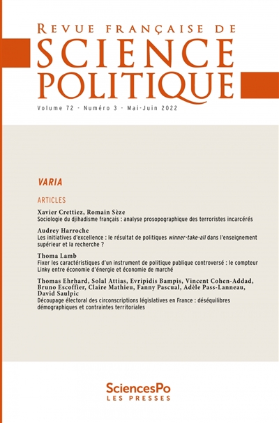 Revue française de science...