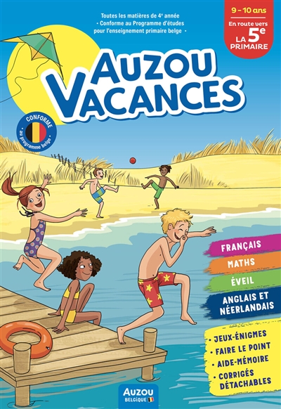 Auzou vacances : en route vers la 5e primaire : 9-10 ans