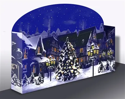 Noël approche ! : calendrier de l'Avent : en volume, à déployer