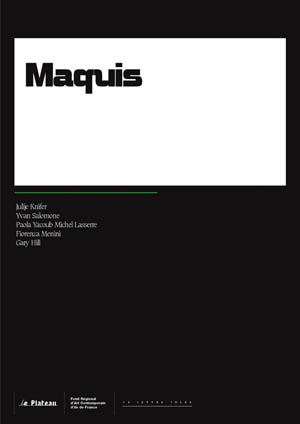 Maquis : exposition, Paris, Plateau-FRAC Ile-de-France, 19 sept.-24 nov. 2002