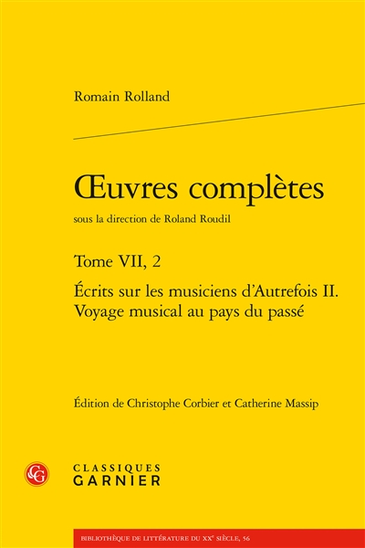 Oeuvres complètes. Vol....