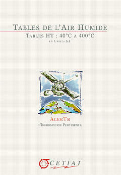 Tables de l'air humide en unités S.I., tables HT 40°C à 400°C