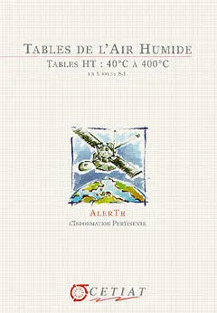 Tables de l'air humide en unités S.I., tables HT 40°C à 400°C