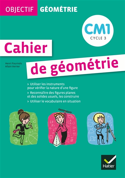 Cahier de géométrie CM1, cycle 3