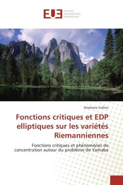 Fonctions critiques et EDP elliptiques sur les variétés Riemanniennes : Fonctions critiques et phénomènes de concentration autour du problème de Yamabe