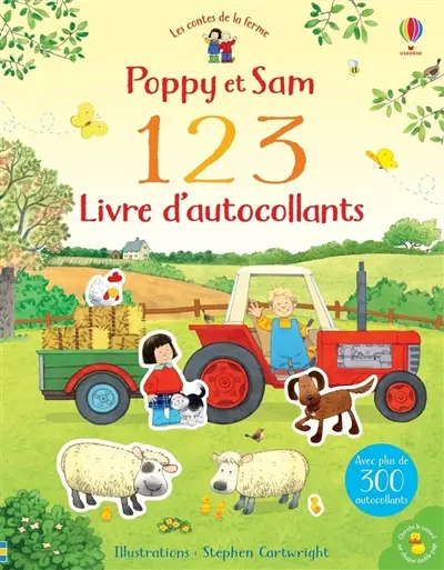 123 : livre d'autocollants