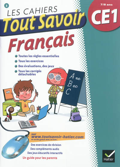 Les cahiers tout savoir français : CE1, 7-8 ans