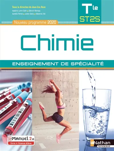 Chimie enseignement de spécialité terminale ST2S : nouveau programme Chimie enseignement de spécialité terminale ST2S : nouveau programme