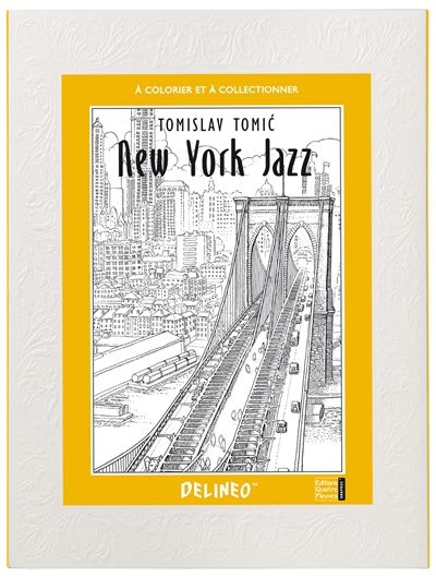 New York jazz : à colorier et à collectionner