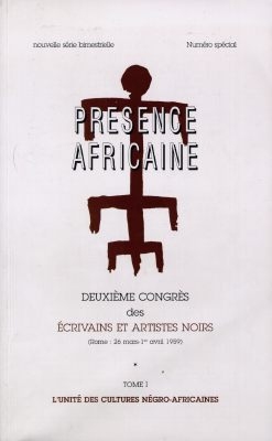 Présence africaine, n° 24-25. Deuxième congrès des écrivains et artistes noirs : Rome, 26 mars-1er avril 1959 : l'unité des cultures négro-africaines (1)
