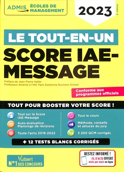 Score IAE-Message : le tout-en-un : 2023