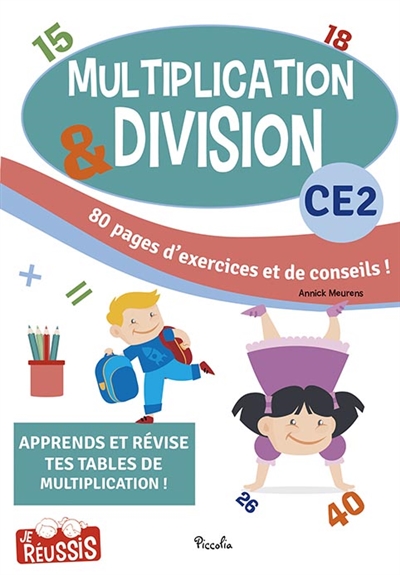 Multiplication & division CE2, 8-9 ans