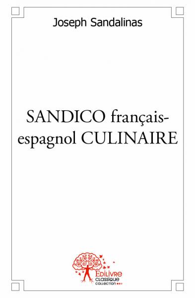 Sandico français espagnol culinaire