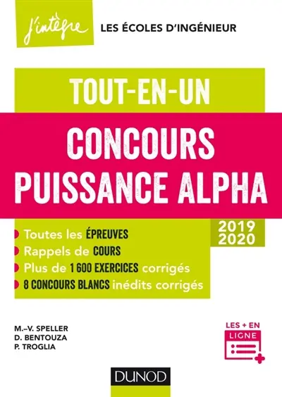 Concours Puissance Alpha 2019-2020 : tout-en-un
