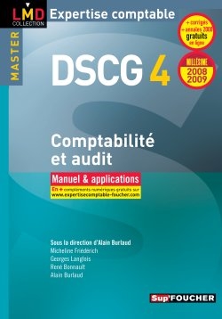 DSCG 4 comptabilité et audit master : manuel & applications 2008-2009