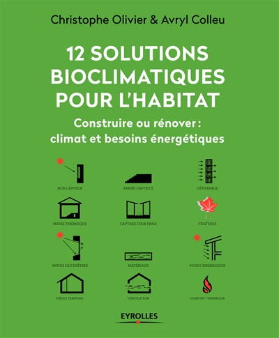 12 solutions bioclimatiques pour l'habitat : construire ou rénover : climat et besoins énergétiques