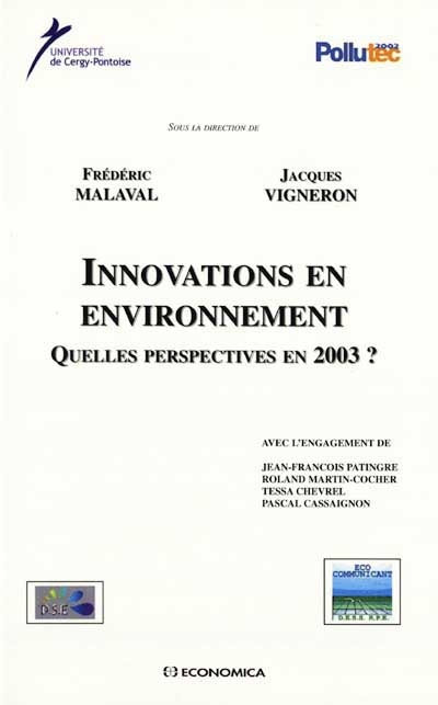 Innovations en environnement : quelles perspectives en 2003 ?