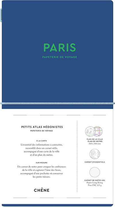 Paris : papeterie de voyage