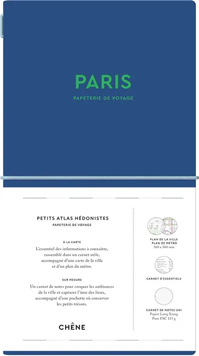 Paris : papeterie de voyage